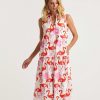 Marc Cain Additions Marc Cain Sleeveless Dress Flamingo Best