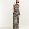 Summum Summum Halter Top Zigzag Crochet Hot