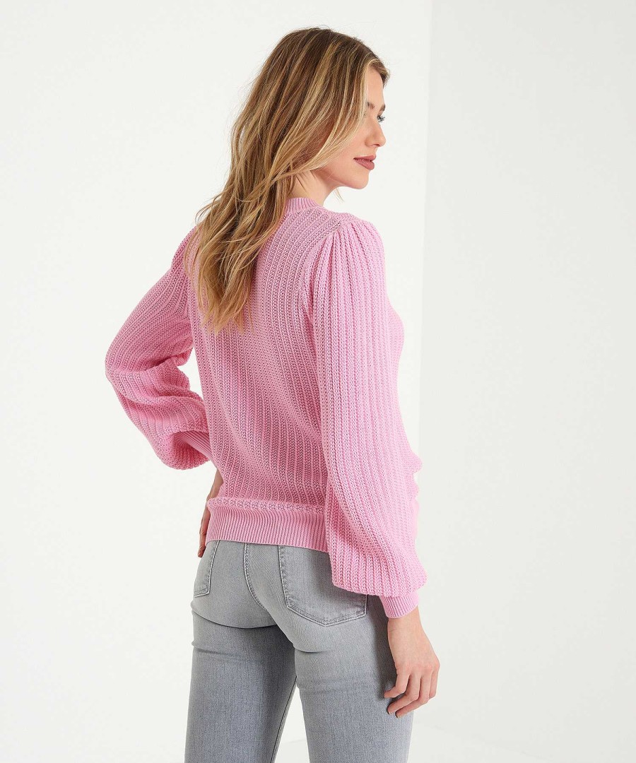 GIULIA E TU Giulia E Tu Sweater Fancy Knit Buttons Wholesale