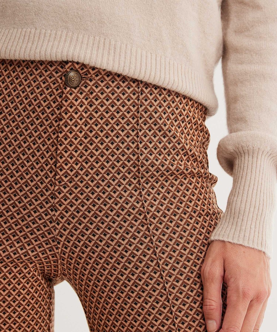 Rosner Rosner Jacquard Flared Trousers Alisa Hot