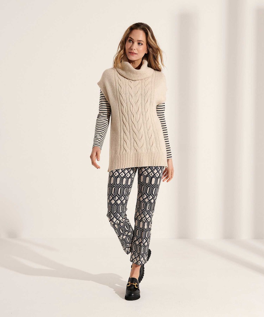 Rosner Rosner Cropped Pants Winter Techno Alisa Print Best
