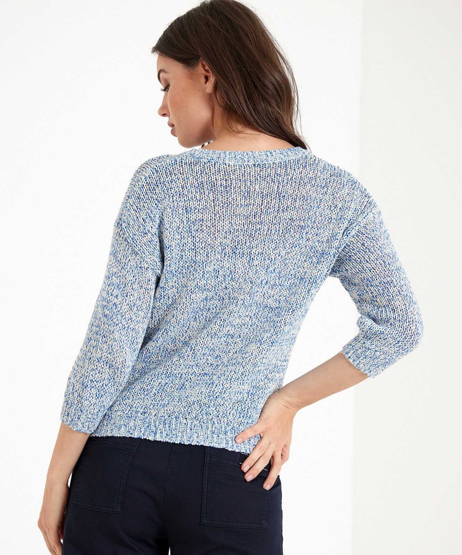 GIULIA E TU Giulia E Tu Melange Sweater Ribbon Yarn New