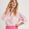Marc Cain Additions Marc Cain Cotton Voile Blouse Stripes Clearance