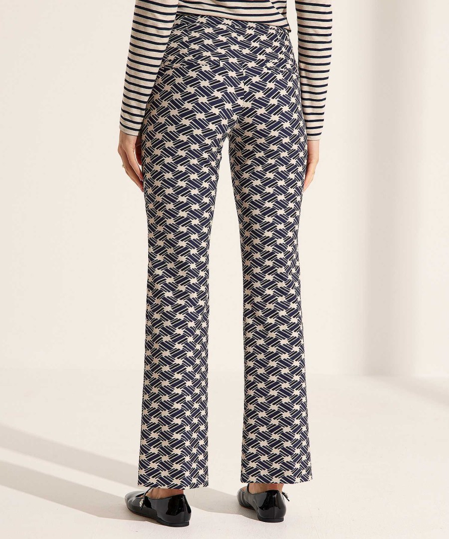 Rosner Rosner Flared Pants Winter Techno Alisa Print Hot