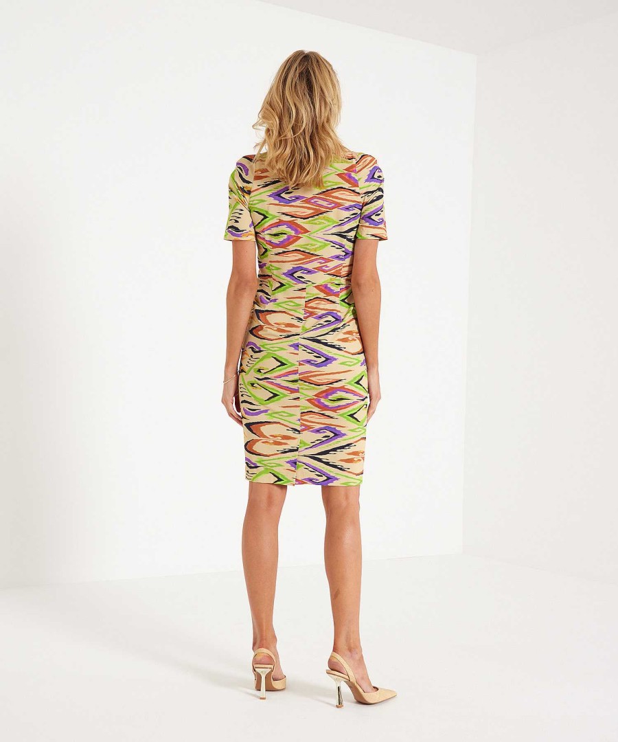 ML Collections Ml Collections Slinky Pencil Dress Swirl Print Online