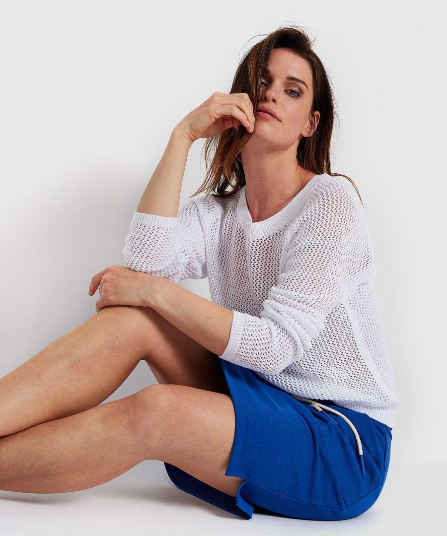 GIULIA E TU Giulia E Tu Sweater Ajour Knit New