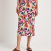GIULIA E TU Giulia E Tu Slinky Skirt Faded Flower Clearance