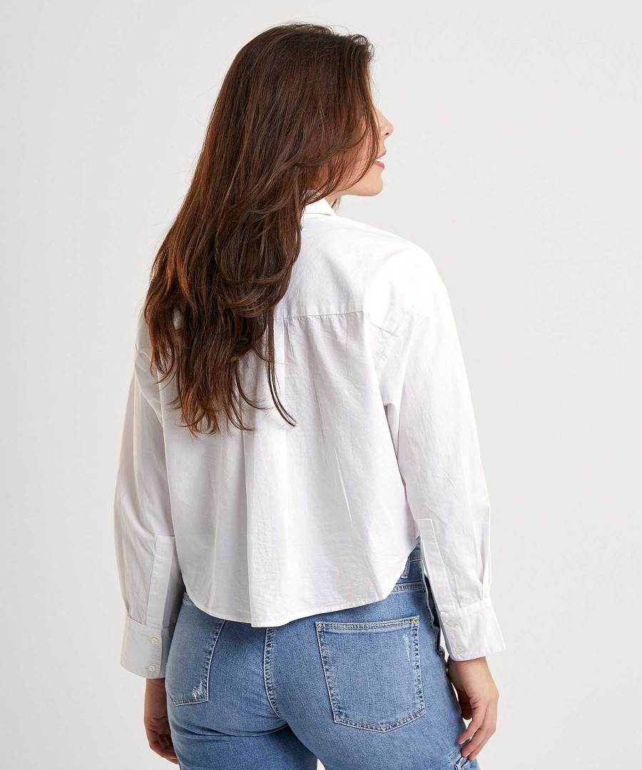By-Bar By-Bar Short Poplin Blouse Florien Clearance