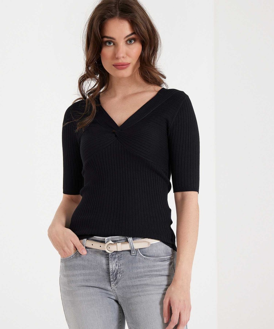 Emotions Emotions Fitted V-Neck Sweater Best