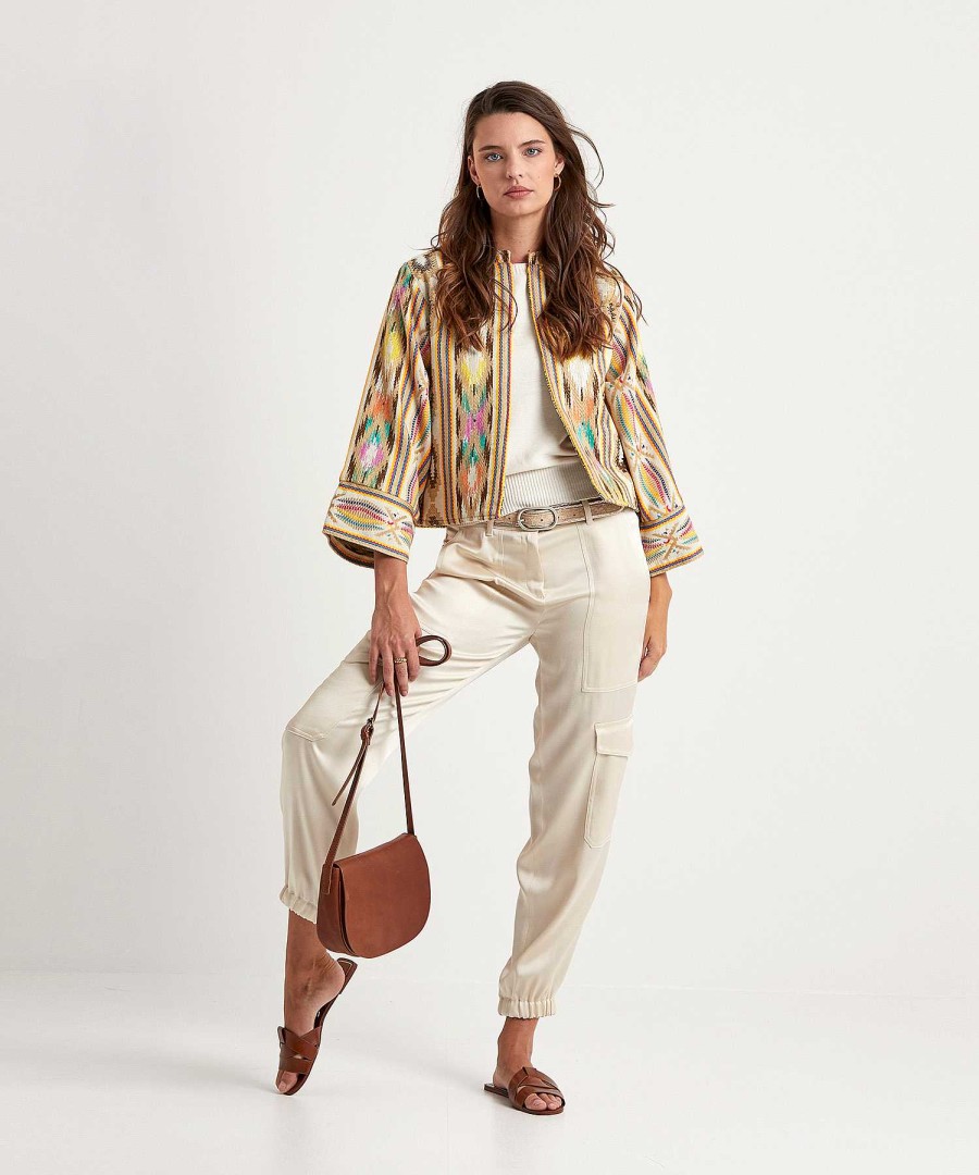 Summum Summum Reversible Kimono Jacket Ikat Online