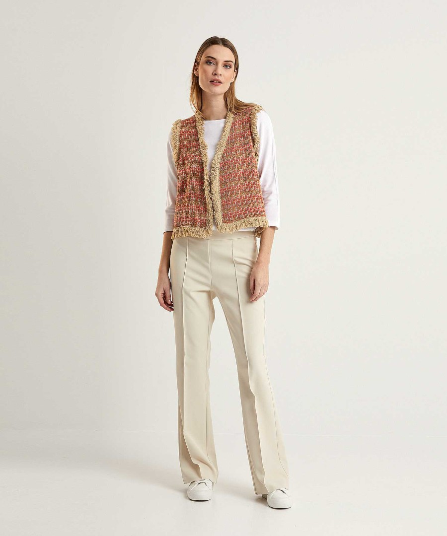 Rosner Rosner Flared Pants With Pintucks Audrey 1 New