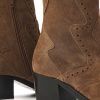 VIA VAI Via Vai Suede Ankle Boot Cowboy Shelly Coop Clearance