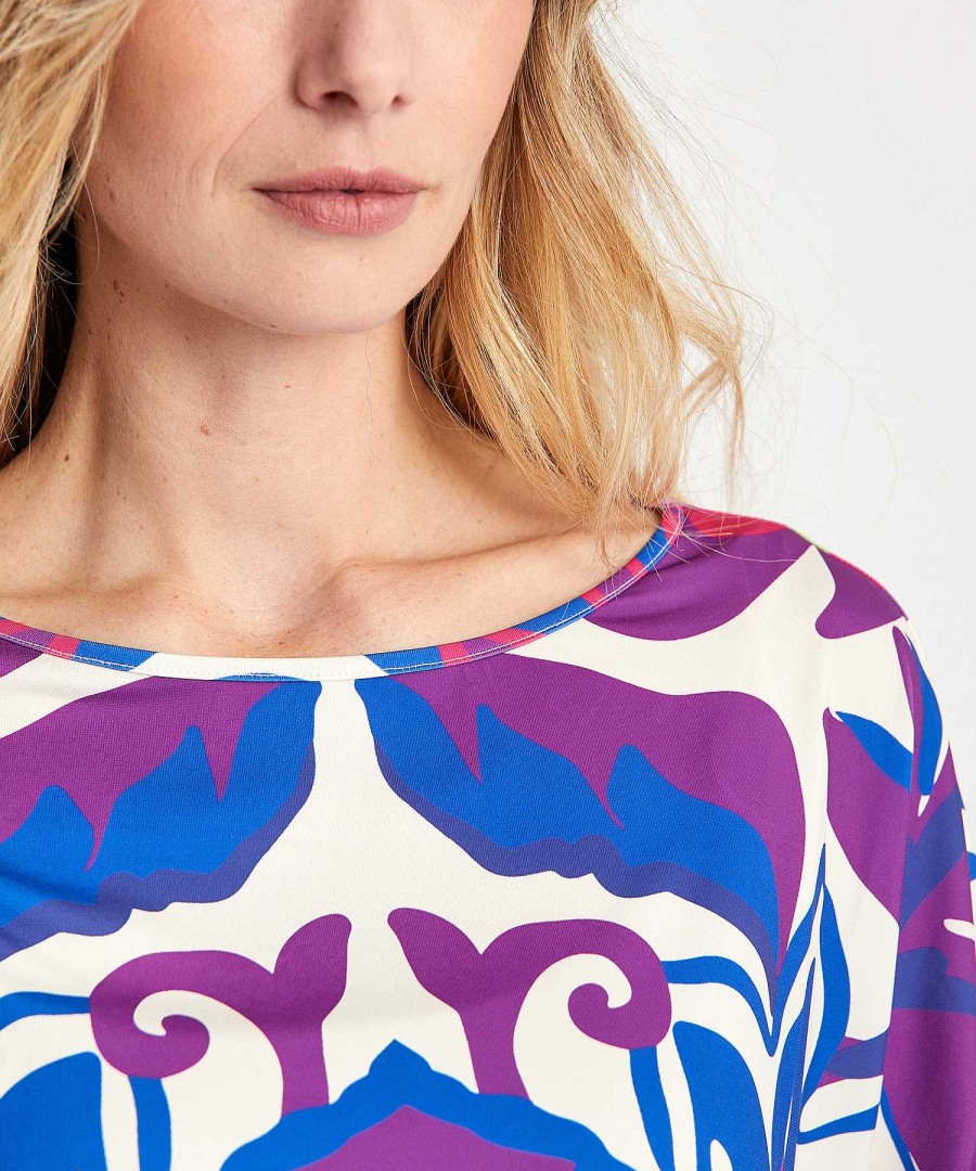 OUI Oui Slinky Shirt Big Flower Wholesale