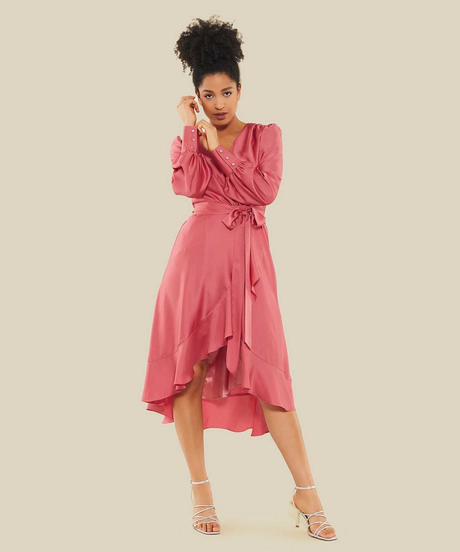 Swing Swing Silky Dress Volant Online