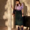 OUI Oui Silky Pleated Skirt Clearance
