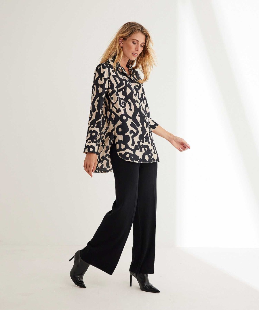 Emotions Emotions Wide Leg Trousers Crepe Best