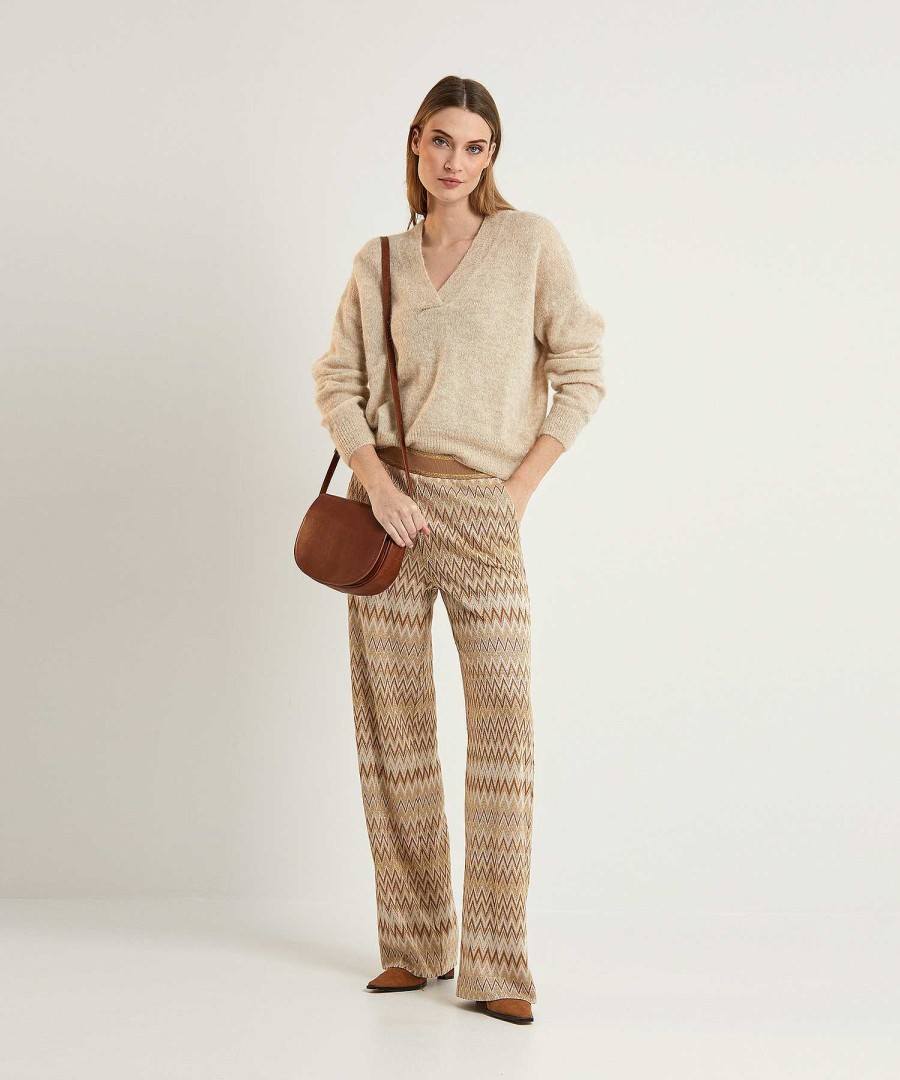 Rosner Rosner Wide Leg Pants Lurex Mara New