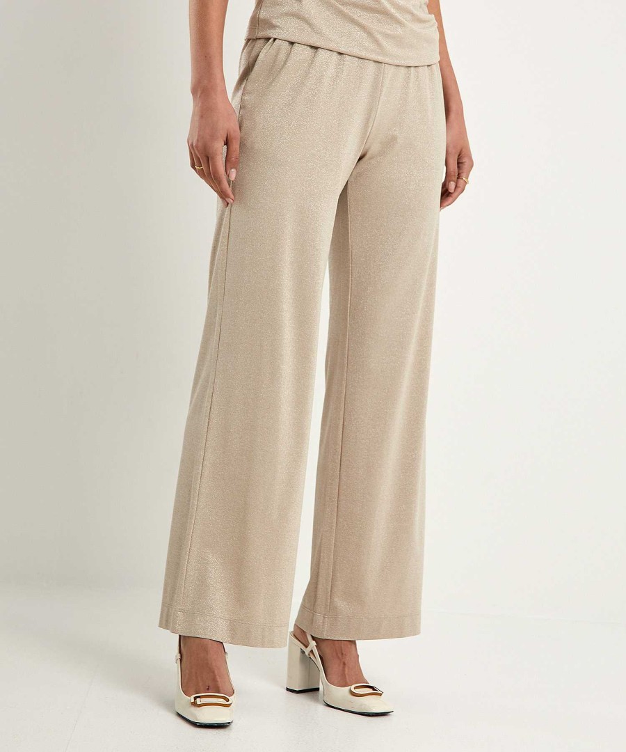 No Man's Land No Man'S Land Trousers With Lurex Clearance