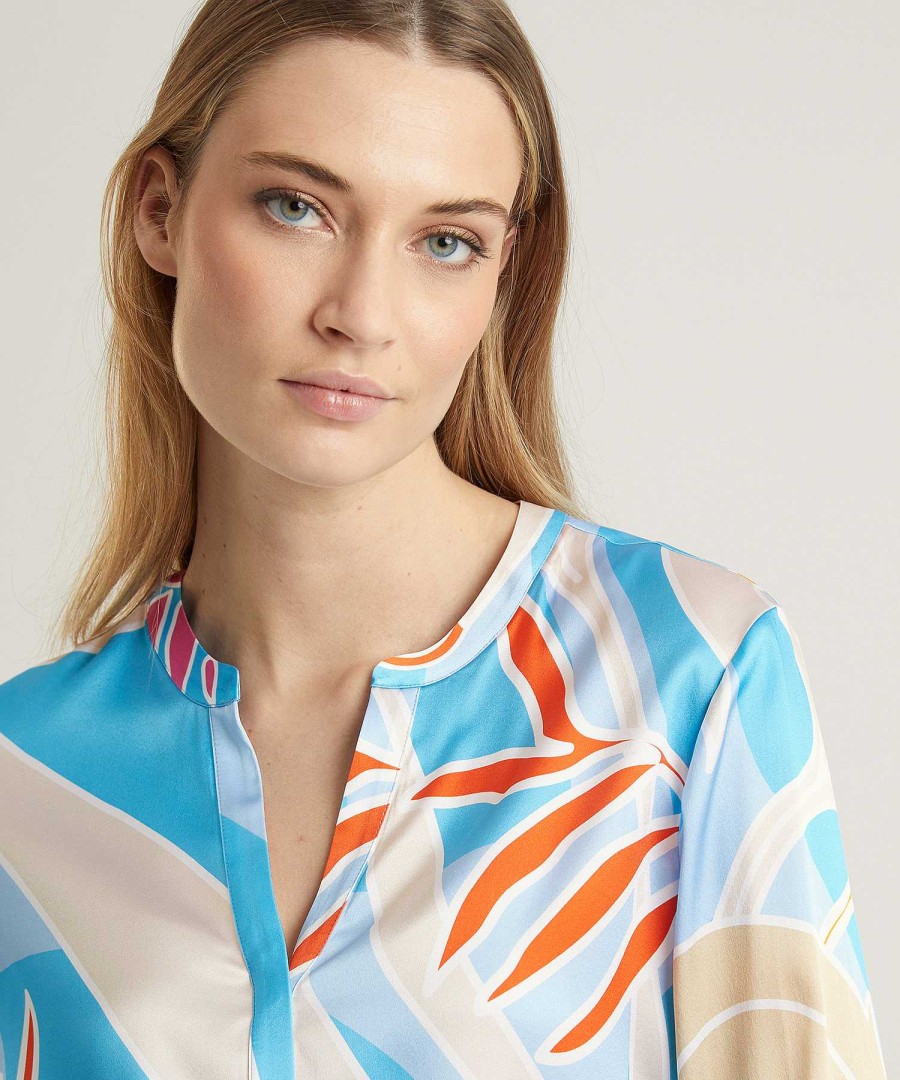 Herzen's Angelegenheit Herzen'S Angelegenheit Blouse Silk Aquarius Print Hot