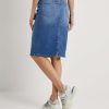 LIU JO Liu Jo Denim Skirt With Split Wholesale