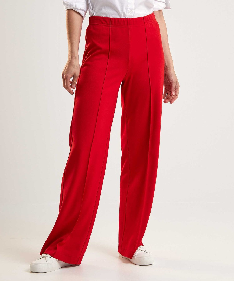 OUI Oui Wide Leg Jersey Pants Clearance