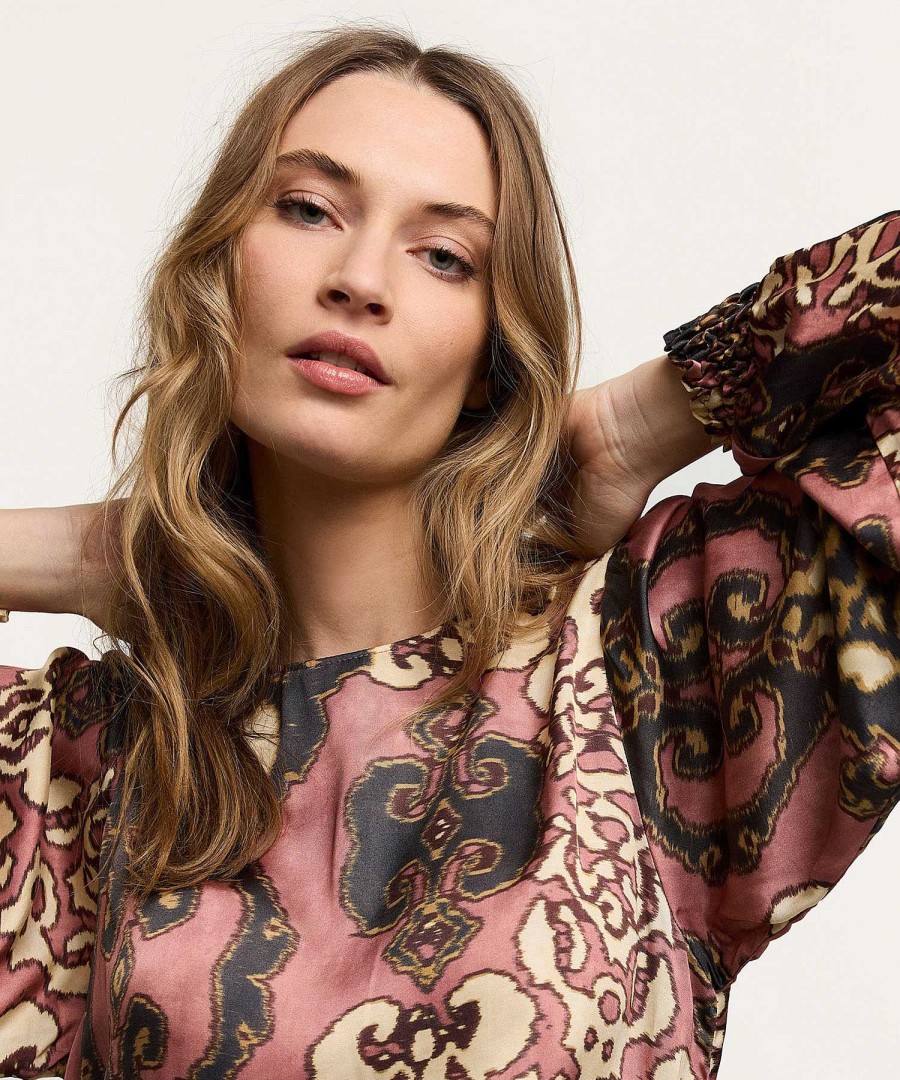 Summum Summum Blouse Ornament Print Hot