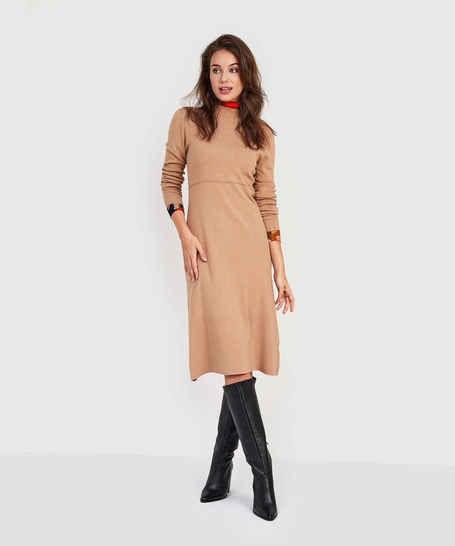 Emotions Emotions Jersey Dress Turtleneck Hot