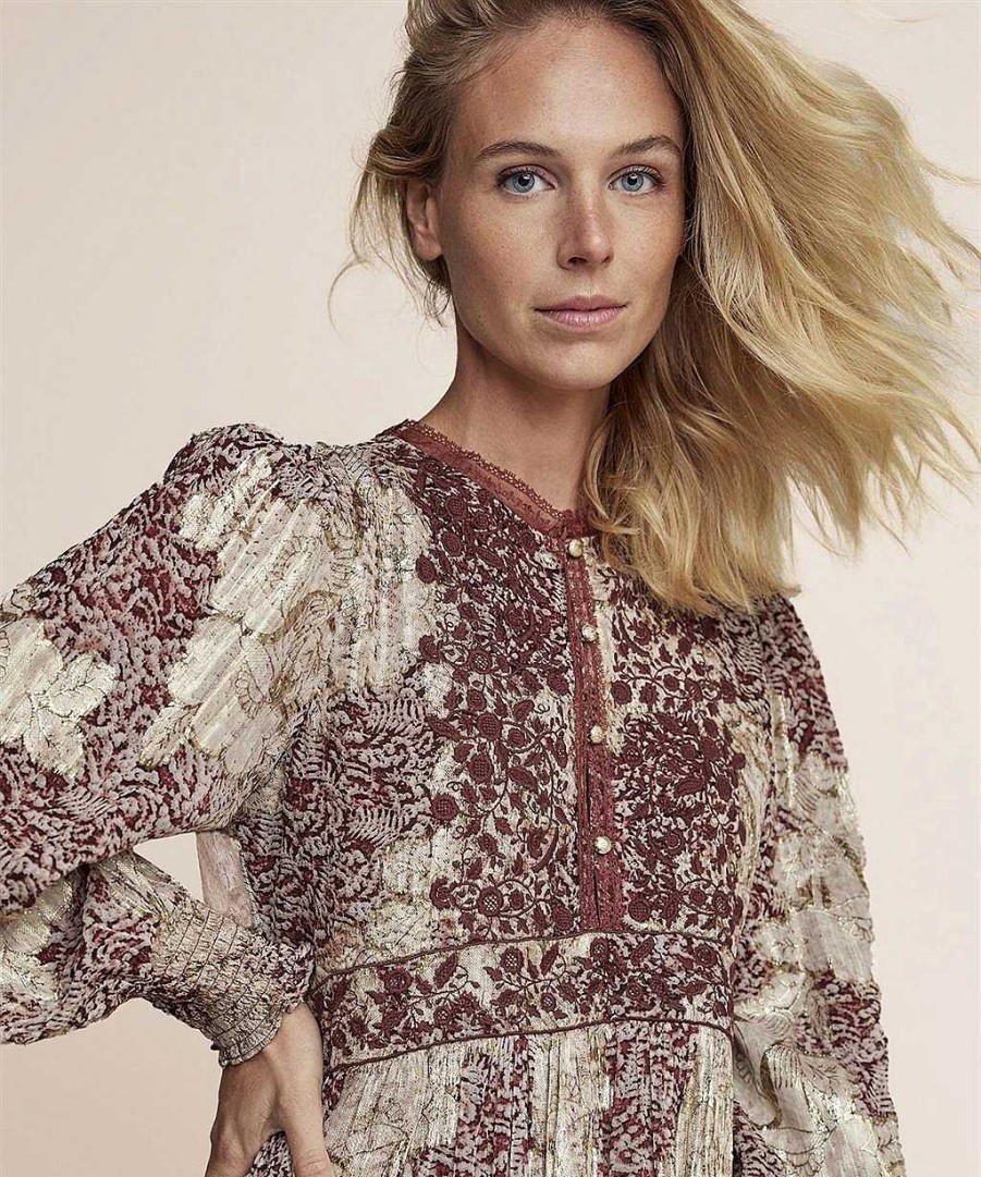 Summum Summum Dress Jacquard Lurex Hot