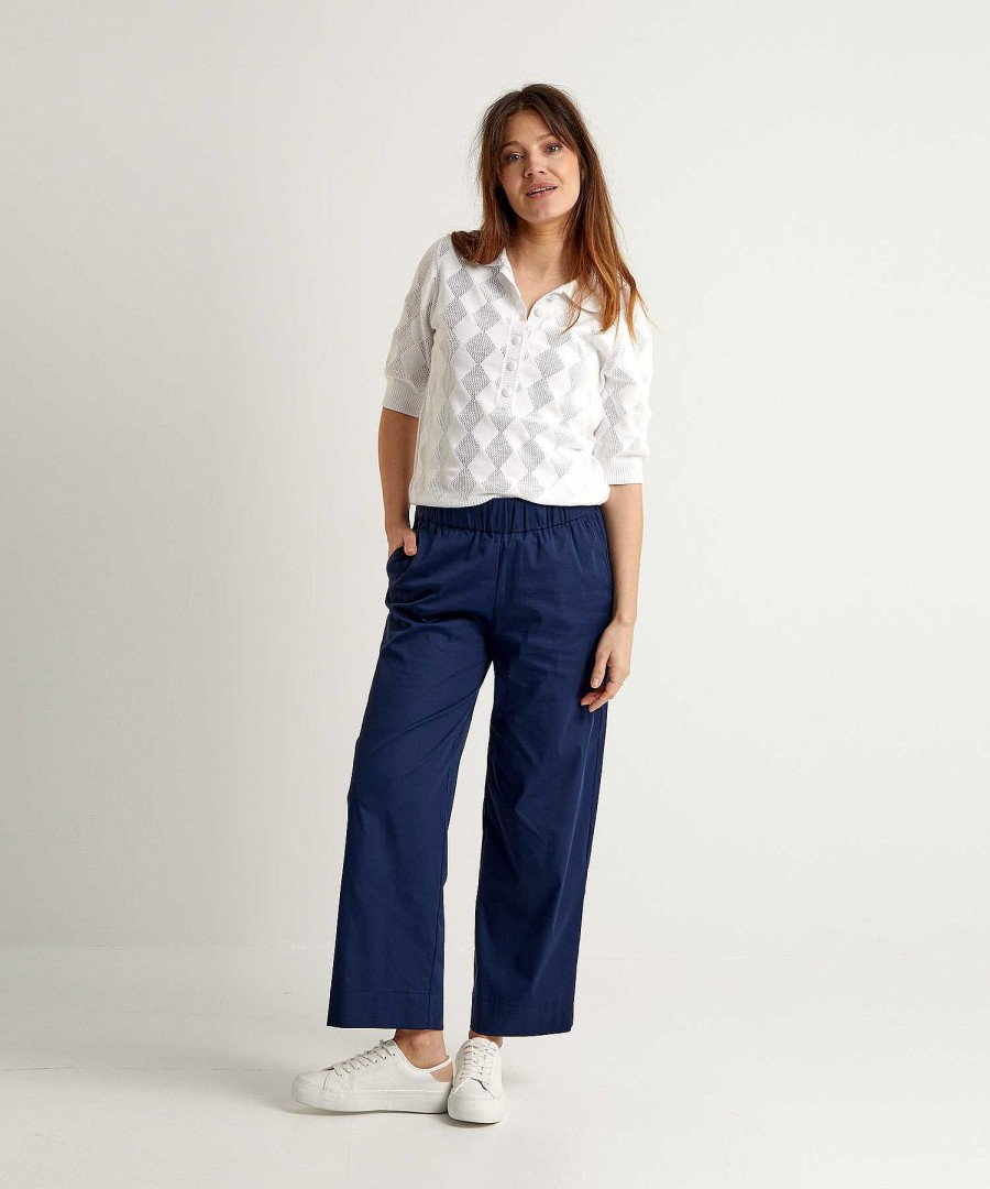 LaSalle Lasalle Cropped Wide Leg Pants Best