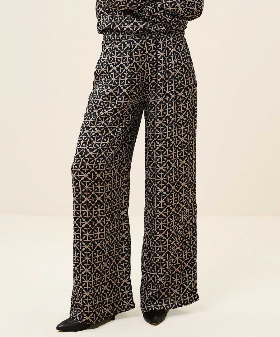 By-Bar By-Bar Wide Leg Pants Flashprint Mara Best