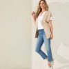 Cambio Cambio Cropped Jeans Piper Rhinestone Detail Online