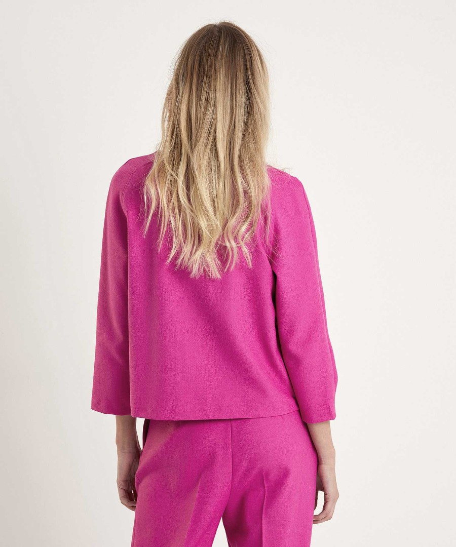 Caroline Biss Caroline Biss Top Raglan Sleeve Crepe Clearance