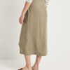 GIULIA E TU Giulia E Tu Linen Cargo Wrap Skirt New