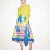 Luisa Cerano Luisa Cerano Poplin Skirt Graphic Print Best