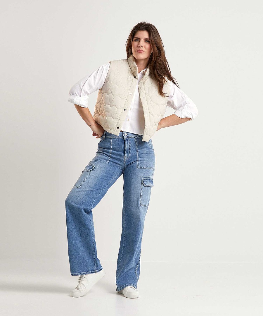 By-Bar By-Bar Short Poplin Blouse Florien Clearance