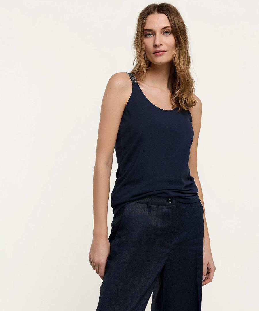 Summum Summum Reversible Camisole Lurex Clearance