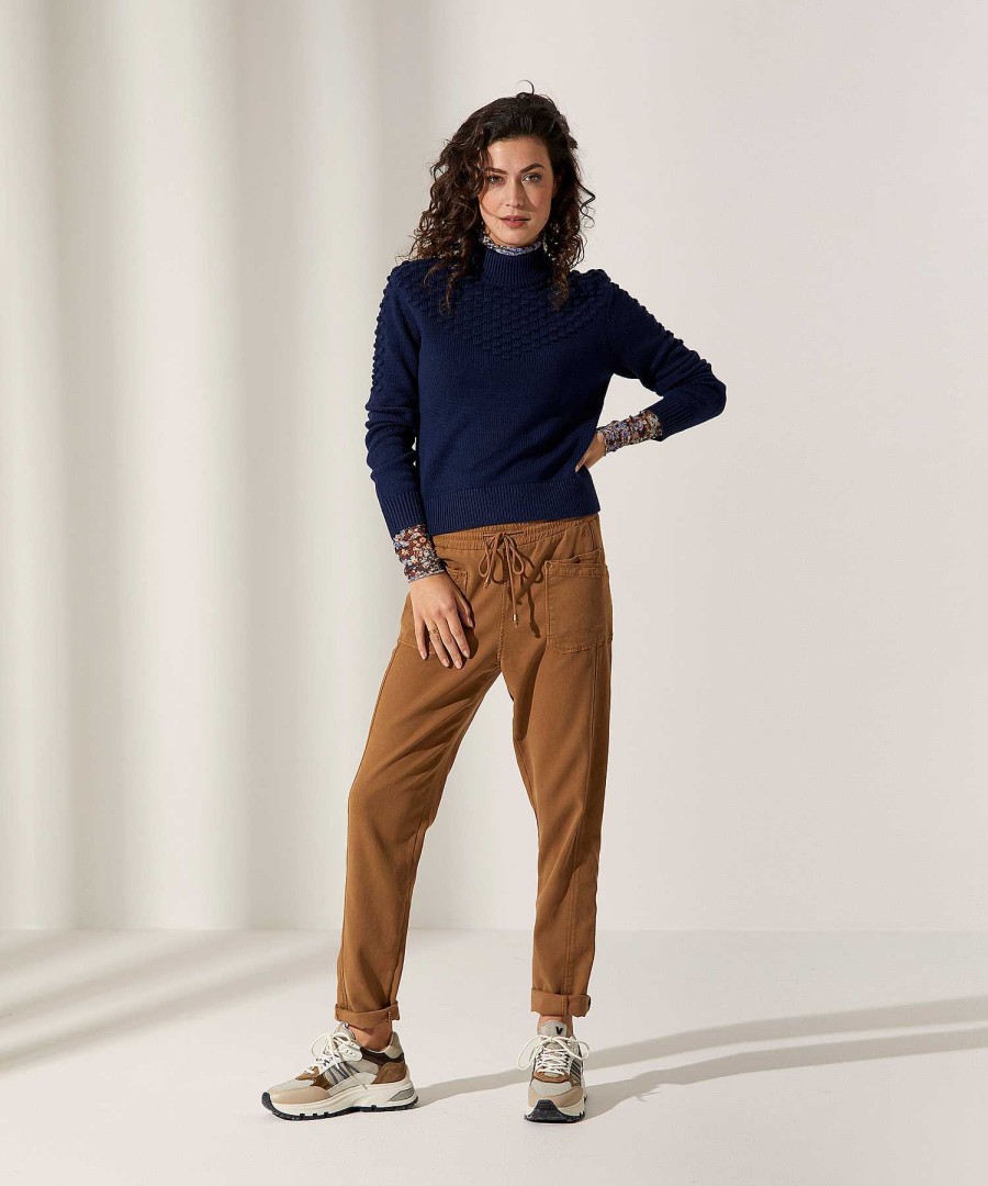 Emotions Emotions Turtleneck Sweater With Polka Dots New
