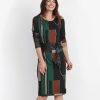 Ana Alcazar Ana Alcazar Dress Block Print Belt New