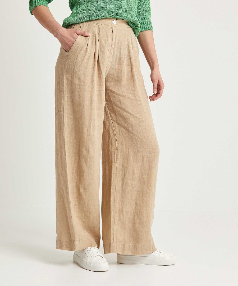 By-Bar By-Bar Linen Wide Leg Trousers Eli Best