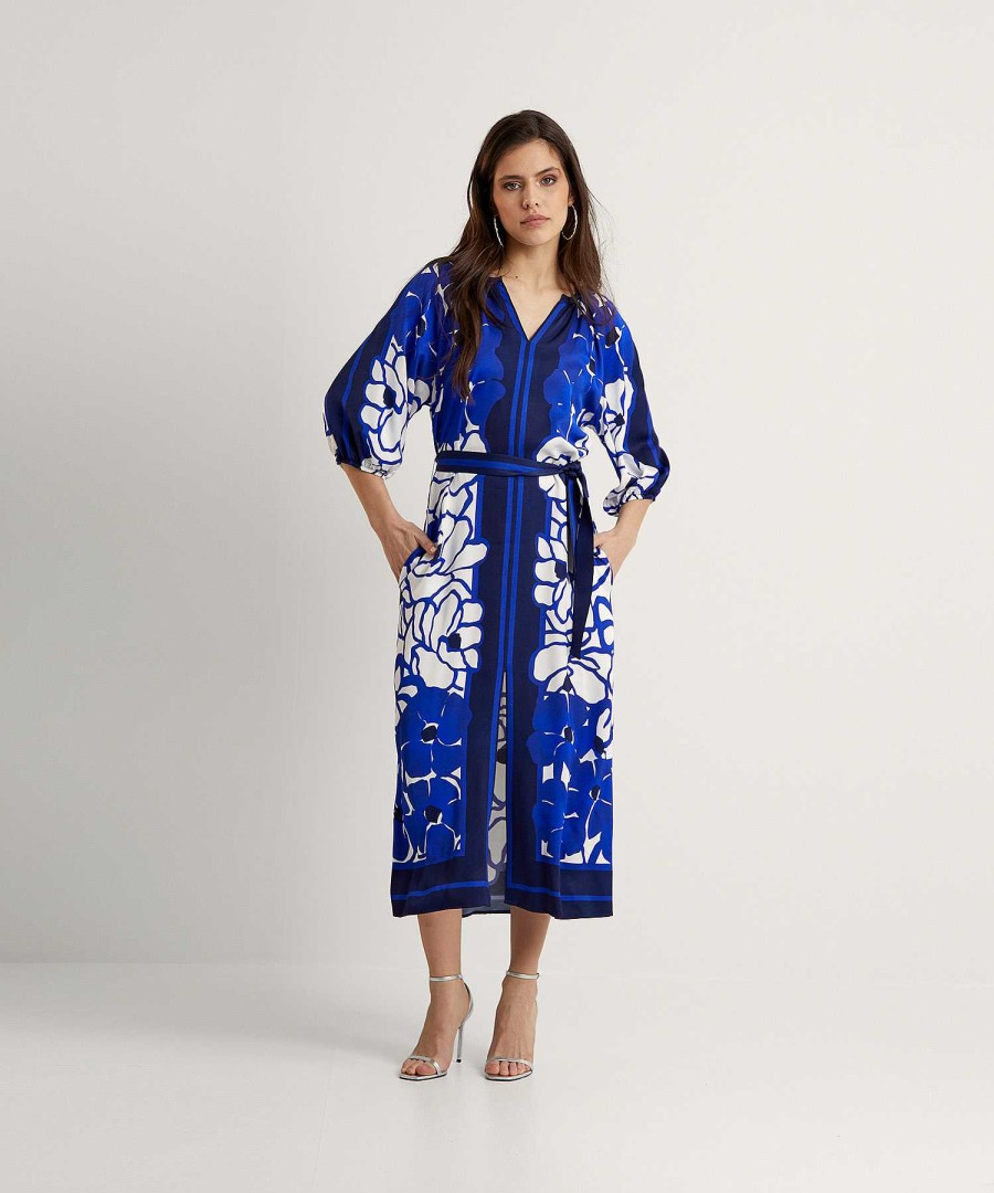 Caroline Biss Caroline Biss Silky Dress Flower Wholesale