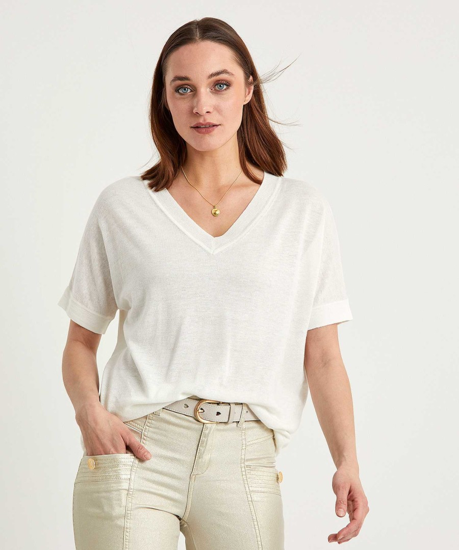KYRA Kyra Linen Mix Sweater Esther Best