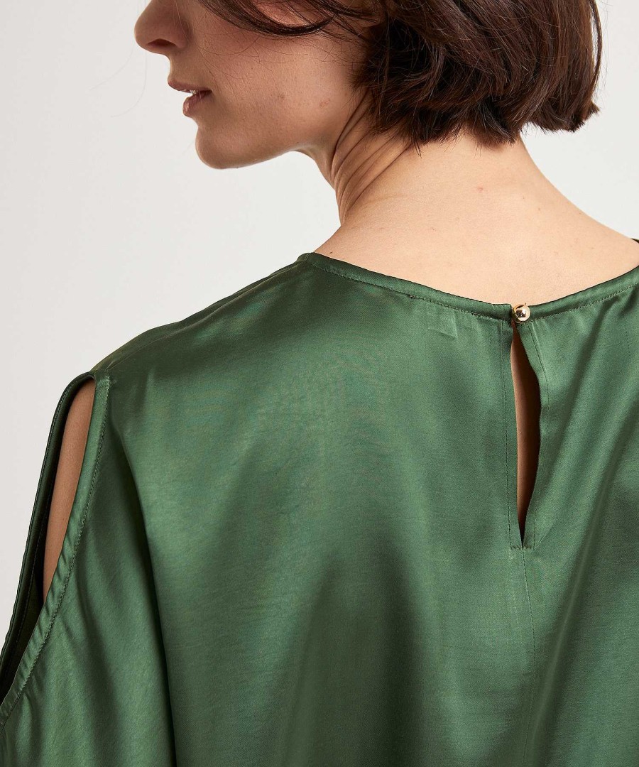 Caroline Biss Caroline Biss Silky Top Open Shoulder Online