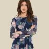 Swing Swing Mesh Dress Floral Print Online