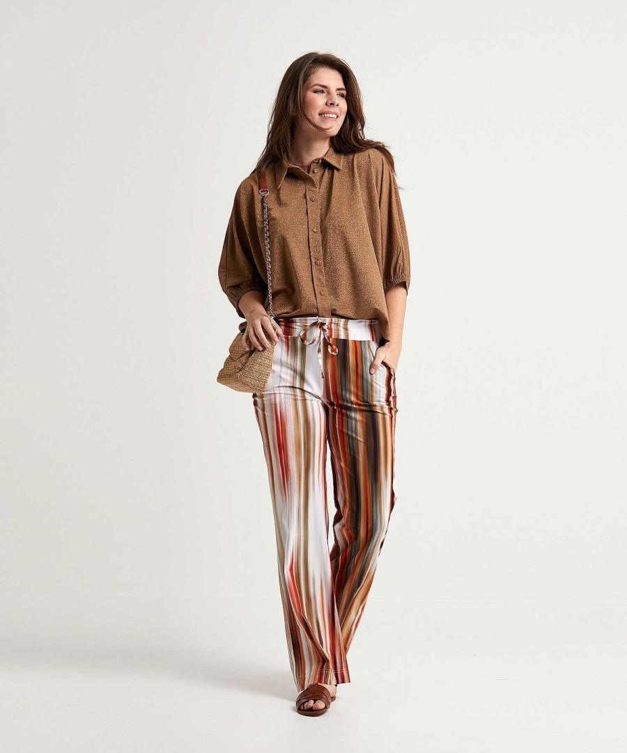 Japan TKY Japan Tky Trousers Print Travel Fabric Myza Best