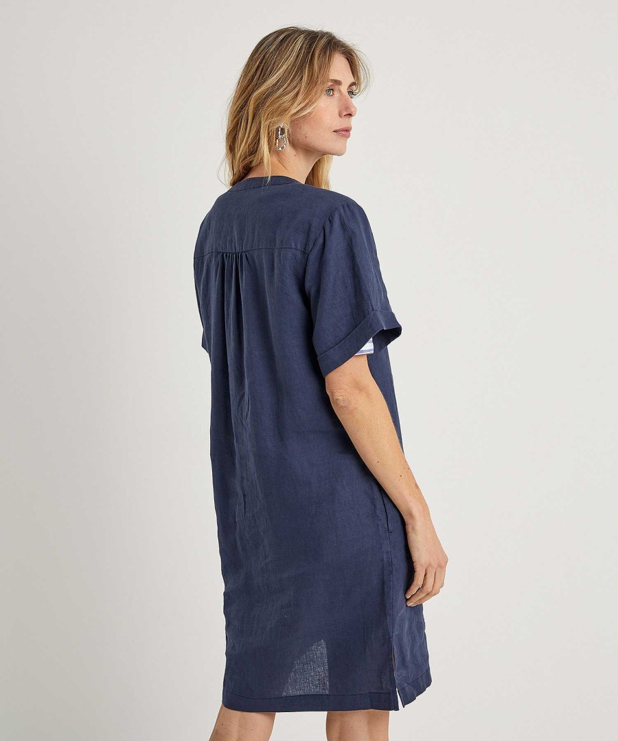 Emotions Emotions Linen Dress Wholesale