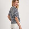 BEONE (FSA) Beone Shirt With V-Neck Pleat Dots Clearance