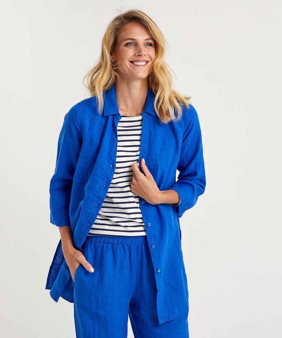 KYRA Kyra Linen Tunic Blouse Liza Best