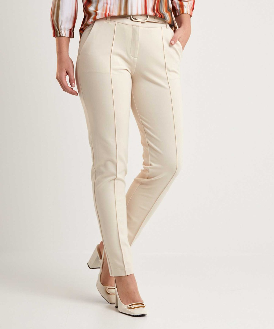 Summum Summum Trousers With Parting Seam Como Clearance