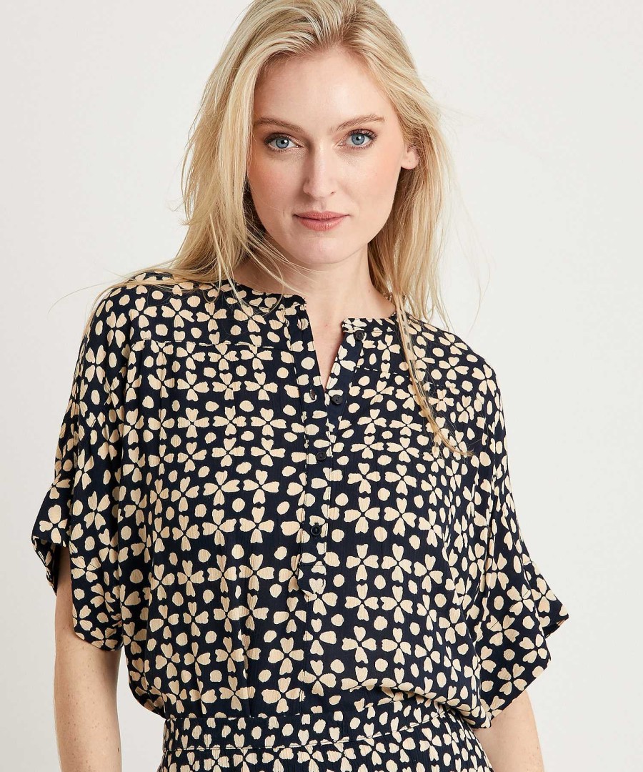 By-Bar By-Bar Blouse Clover Print Bo Khandi New