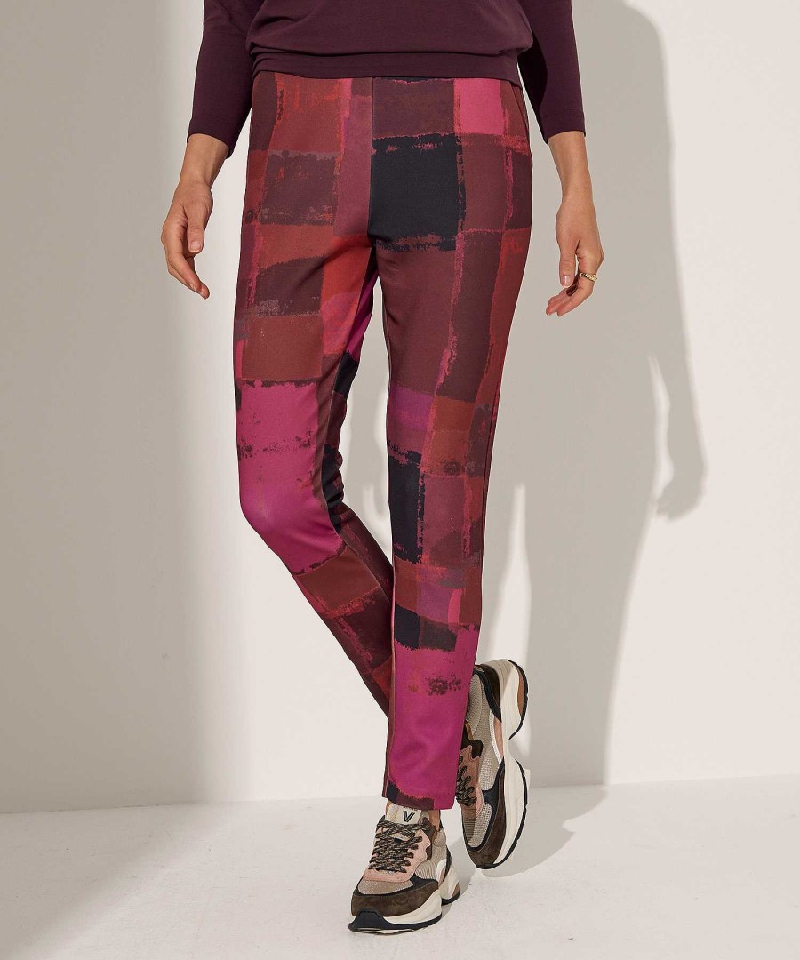 KYRA Kyra Scuba Pants Abstract Natalina Wholesale